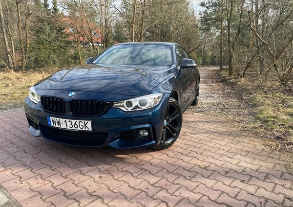 BMW Seria 4 cena 85000 przebieg: 175000, rok produkcji 2014 z Warszawa małe 172